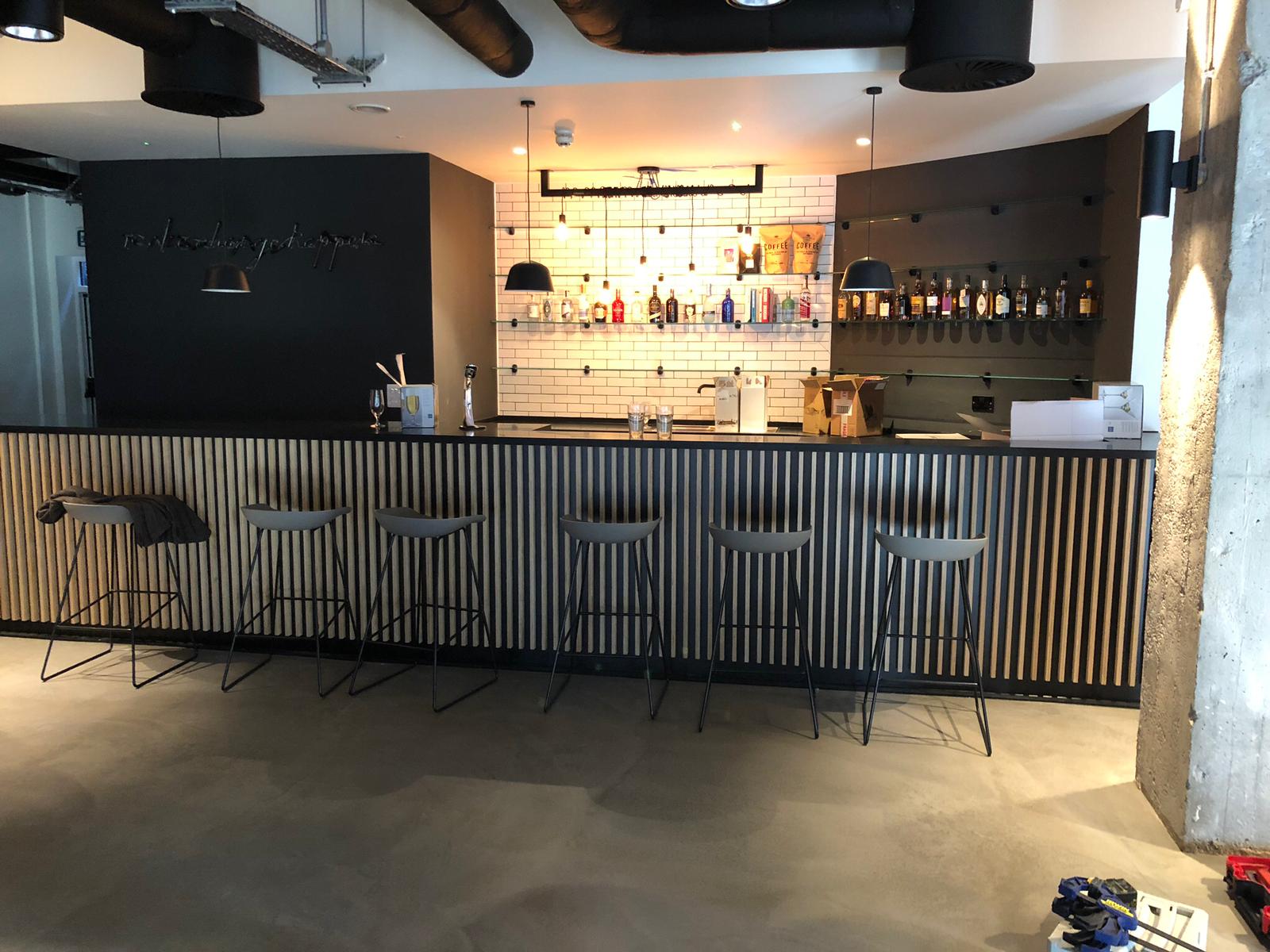 Finished commercial joinery kitchen