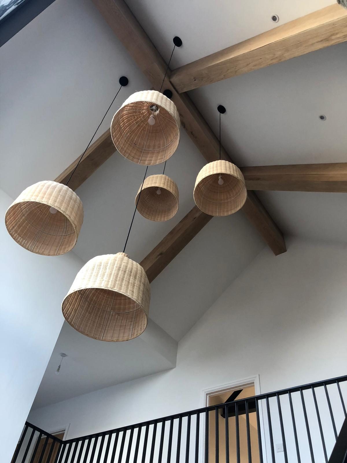 Custome made Bridgwater lamp shdes