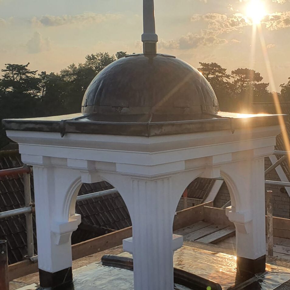 Somerset sun setting levels joinery carpentry work clock tower